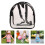 Clear Backpack Heavy Duty Transparent Backpack Shoulder Bag Backpack 10