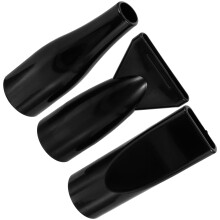 3Stk Universale Haartrockner Düse Aus ABS Schwarz Für Salon