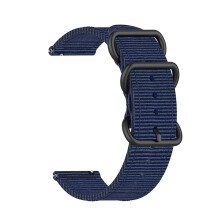 Atmungsaktives Nylon Uhrenarmband Blau Komfortables Ersatzband