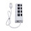 4 Usb-Hub Adapter Usb-Anschluss Usb-Geräteanschluss Weiß 1