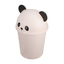 Cartoon Panda Mülleimer Aus Kunststoff Mit Deckel Fürs Auto