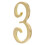 1Pc Golden Number Plaque for Door Mailbox Decor 7