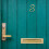 1Pc Golden Number Plaque for Door Mailbox Decor 8