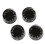 4Stk Gitarren Volume Und Tone Knobs Aus Langlebigem Kunststoff Schwarz 8