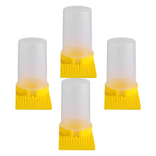 4Stk Bienenfütterer Aus Robustem PP Für Bienenstock Eingang, Gelb