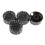 4Stk Gitarren Volume Und Tone Knobs Aus Langlebigem Kunststoff Schwarz 3