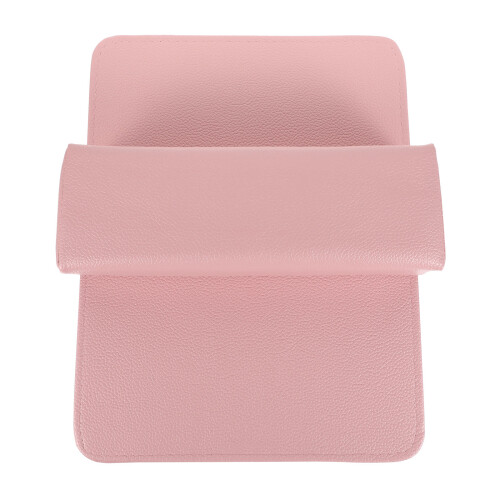 2St PU Lederen Manicure Handkussen Roze Manicure Mat Set