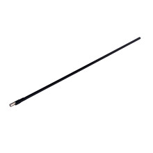 Schwarzer Stahl 2-Wege Truss Rod Gitarrenstab Harttexturiert