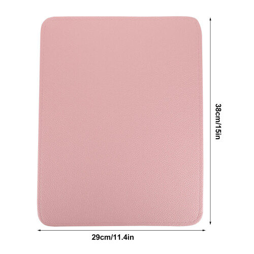2St PU Lederen Manicure Handkussen Roze Manicure Mat Set 1