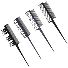 1Set Haarfärbekamm Schwarz Robust Für Friseur Haarfärbung Und Styling