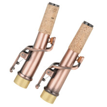2Stk Soprano Saxophone Metall Halsstück, Multifunktionales Sax Zubehör