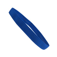 2Stk Elastische Sportstirnbänder Blau - Rutschfeste Fitness Haarbänder