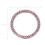 Auto Startknopf Deko Ring Pink Strass Funkelnd Luxus Effekt 2