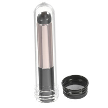 2Stk Silikon Lippenpinsel Mit Schutzkappe Schwarz Für Zuhause Makeup