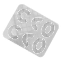 1Stk Weißer Silikonform Schmuck Epoxidharz Basteln Halskette Geschenk