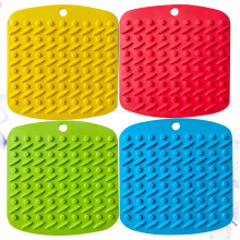 4Stk Hitzebeständige Silikon-Tischsets Bunte Untersetzer Für Zuhause