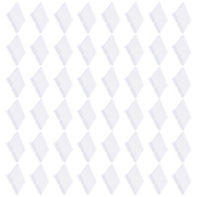 60Stk Regaletikettenhalter Aus Robustem Kunststoff, Transparent