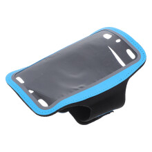 Blue Running Bag for Mobile Phone with Touchscreen and Storage