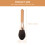 2Stk Doppelseitige Blush-Pinsel Mit Holzgriff, Hochdichte Foundation 2