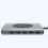 1Stk USB Hub Silber Type C Zu USB 3.0 Mit Lan Port Und Sd Reader 9