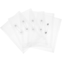 5Stk Transparente Datei Taschen PP Material Dokumenten Organizer Büro