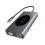 1Stk USB Hub Silber Type C Zu USB 3.0 Mit Lan Port Und Sd Reader 3