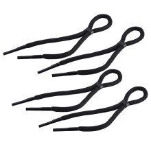 4Stk Schwimmbrillenband Nylon Schwarz Eyeglasses Chain Strap Lanyard
