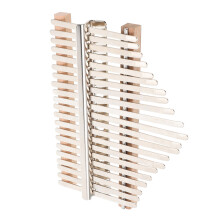 1Set DIY Thumb Piano Set Holz Metall Mehrfarbig Kalimba Zubehör Kit
