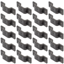 20Stk Kabelhalter Nylon Schwarz Kabelclips Zur Kabelbefestigung