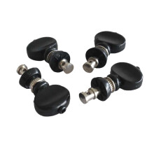 4Stk Ukulele Gitarren Stimmmechanik Silber Kunststoff Stahlkern