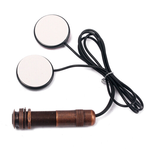 Mandolinen Pickup Piezo Mikrofon Interner Sensor Kupfer Schwarz 1