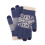 1Paar Blaue Dicke Winterhandschuhe Strickhandschuhe Mit Touchscreen 7