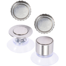2Sets Edelstahl Magnetische Seifenhalter Wandmontage Für Bad Und Küche