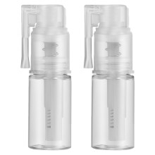 2Stk Tragbare Press-Sprühflasche Aus Kunststoff Für Kosmetische Pulver