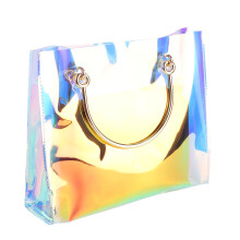 1Set Transparente Messenger Bag Aus PVC Camouflage Für Damen Mit Kette