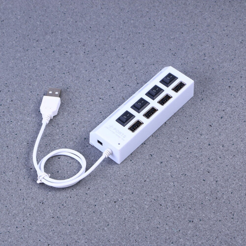 4 Usb Hub Usb Verteiler Hub Usb 20 Datenhub Usb Weiß 2