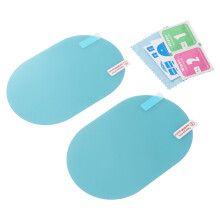 2Stk Auto Rückspiegel Folie Transparent Anti Nebel Nano Beschichtung