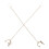 1Pair Durable Copper Earring Strap Golden Anti-Lost Earphone Chain 1