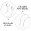 1Pair Durable Copper Earring Strap Golden Anti-Lost Earphone Chain 8