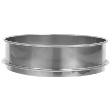 Gartensieb Edelstahl Robust Für Erde Sand Steine Silber Outdoor