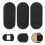 3Stk Durable Webcam Lens Covers, ABS-Material, Schwarzer Schutz 3