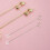 1Pair Durable Copper Earring Strap Golden Anti-Lost Earphone Chain 6