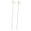 1Pair Durable Copper Earring Strap Golden Anti-Lost Earphone Chain 11