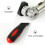 2Stk Robuster Ratschen-Schraubenzieher Mit Hexagon Bit Halter Schwarz 10