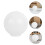 Weißer Acryl Lampenschirm Kugel Design Outdoor Lampenzubehör 8