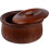 Holz Obstschale Mit Deckel Kaffee Farbe Langlebige Snacks Box 10