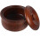 Holz Obstschale Mit Deckel Kaffee Farbe Langlebige Snacks Box 3