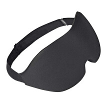 Atmungsaktive Leichte Augenmaske Mit Memory-Schaum Und Gummizug