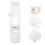 Wit Plastic Knopsgat Drukvoetje Voor Naaimachine Accessoires 4