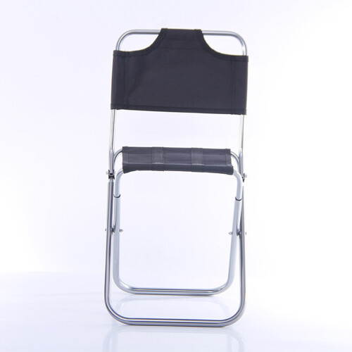Chaise Pliante Camping Aluminium Noire Usage Extérieur 2